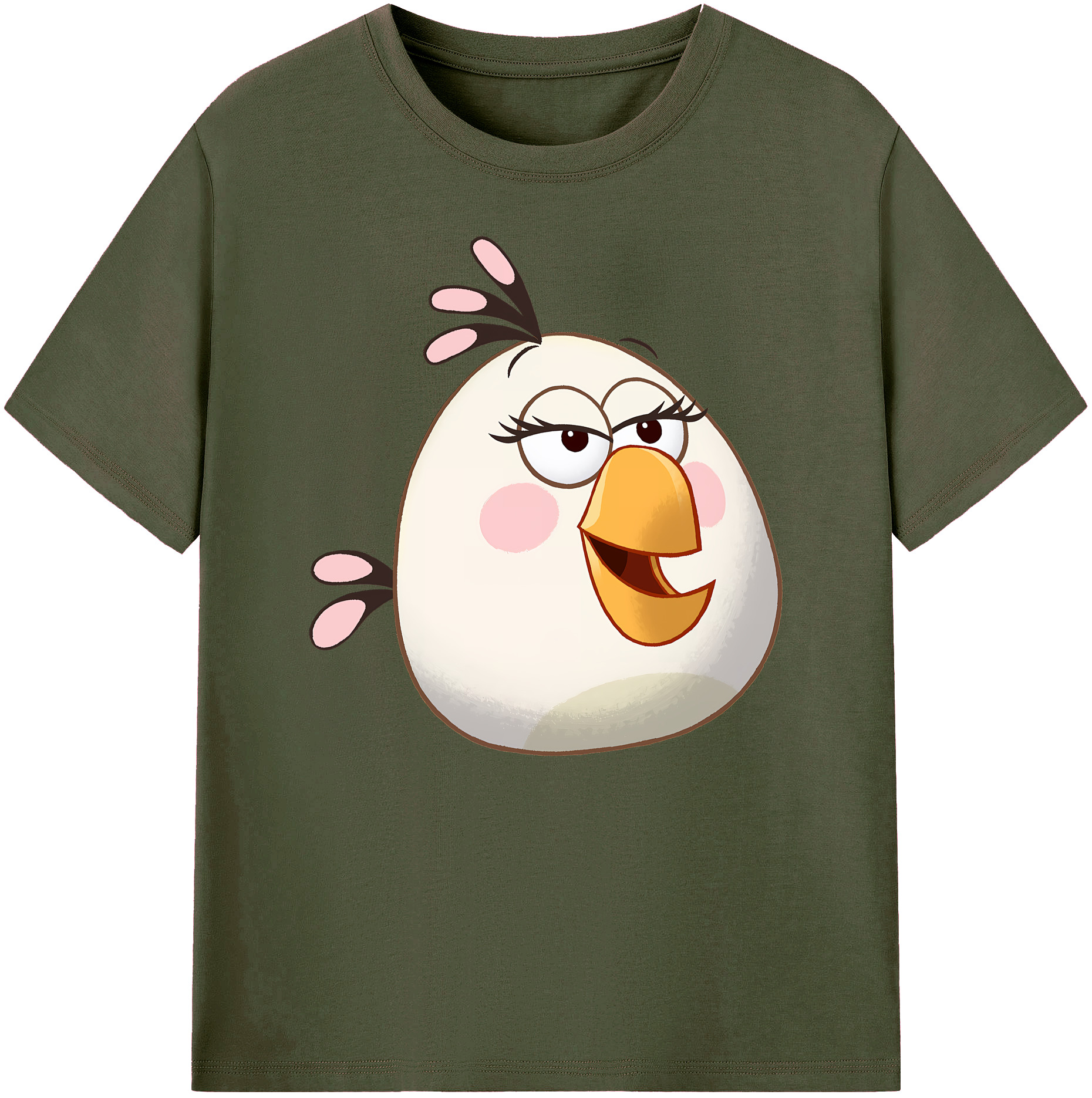 （画像用） Angry Birds アングリーバード 綿100％ メンズ半袖Tシャツ｜肌触りやわらか＆通気性